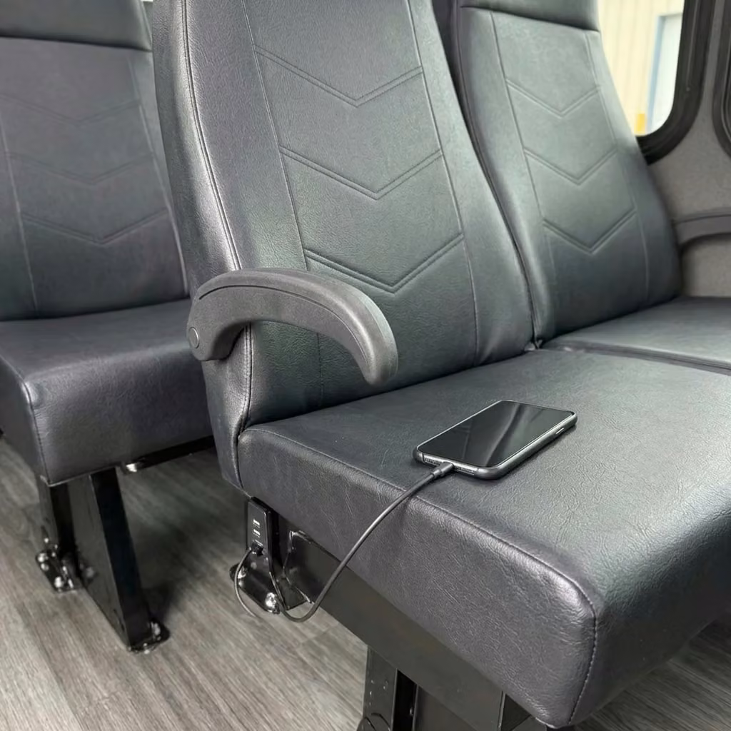 northglenn 15 passenger minibus usb charging