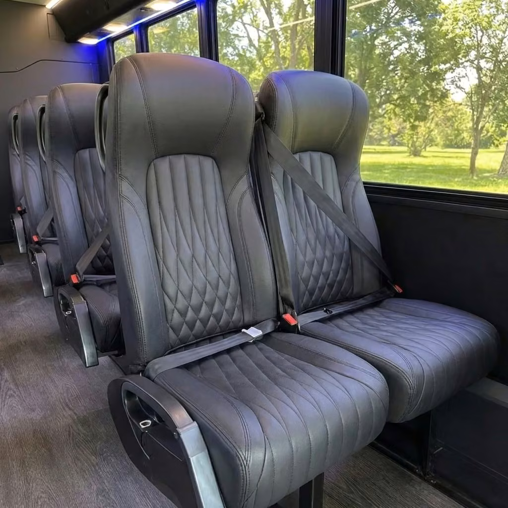 northglenn 20 passenger minibus high back seats