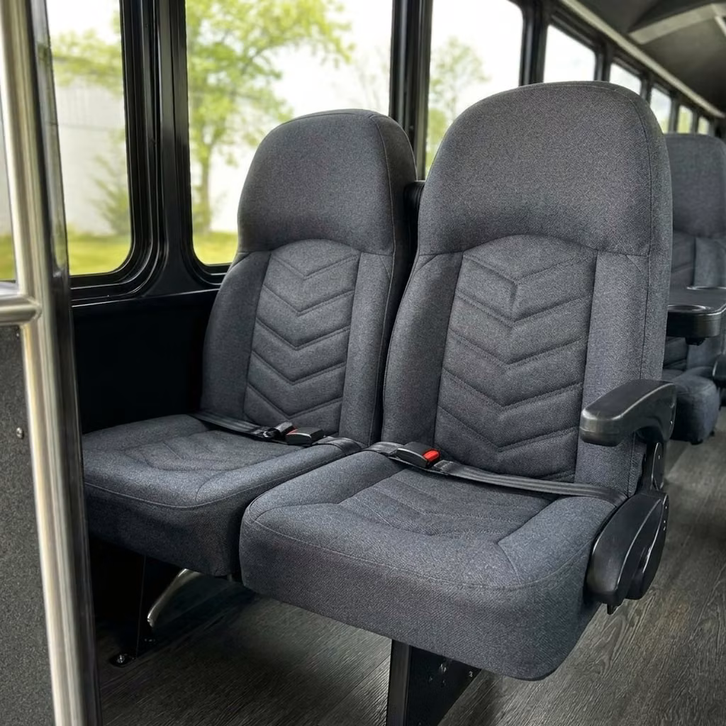 northglenn 25 passenger minibus high back seats