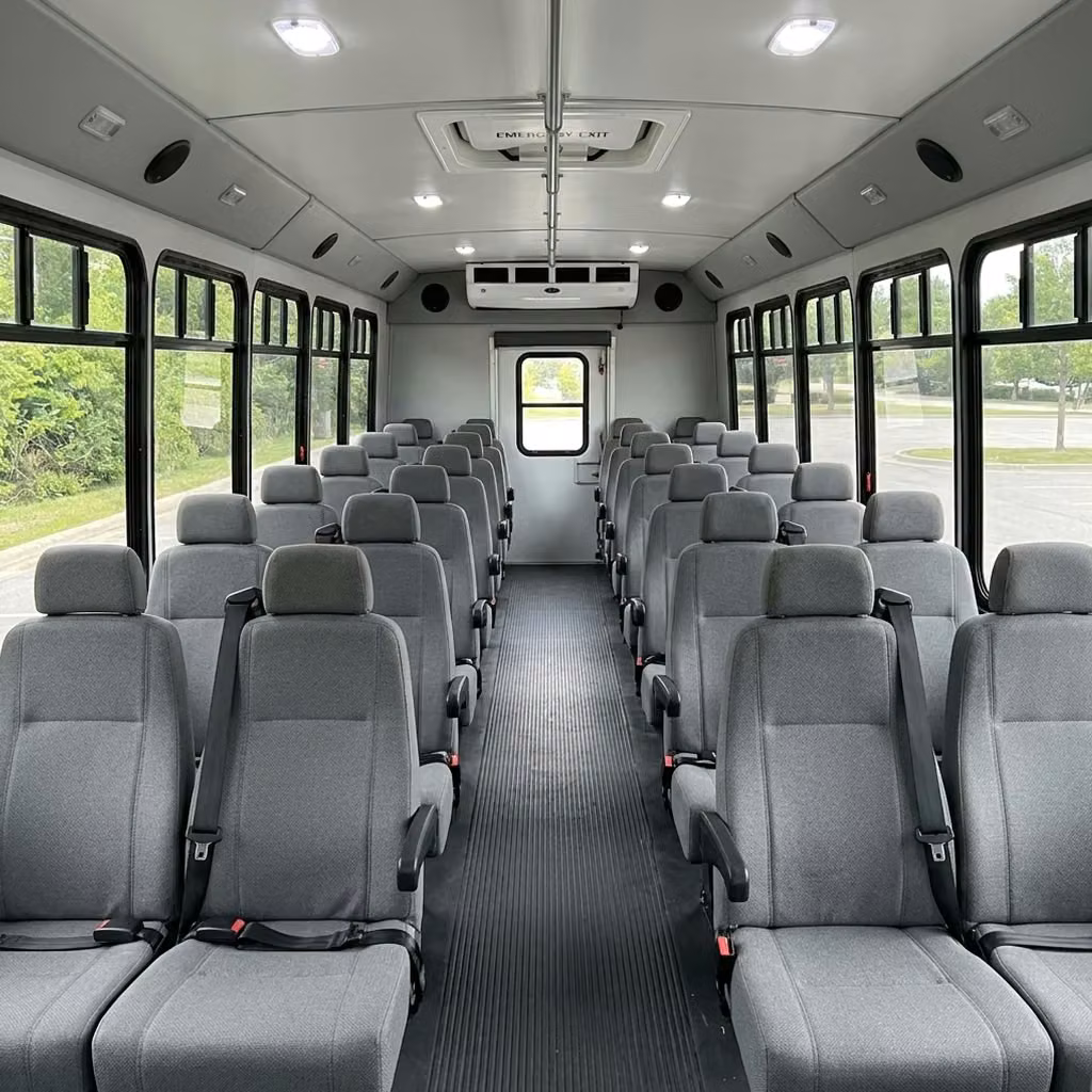 northglenn 30 passenger minibus seating