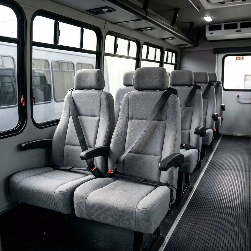 northglenn 35 passenger minibus reclining seats