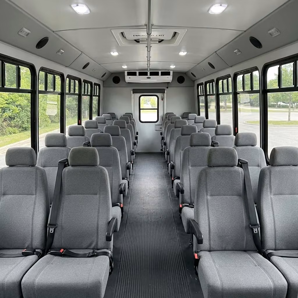 northglenn 35 passenger minibus seating