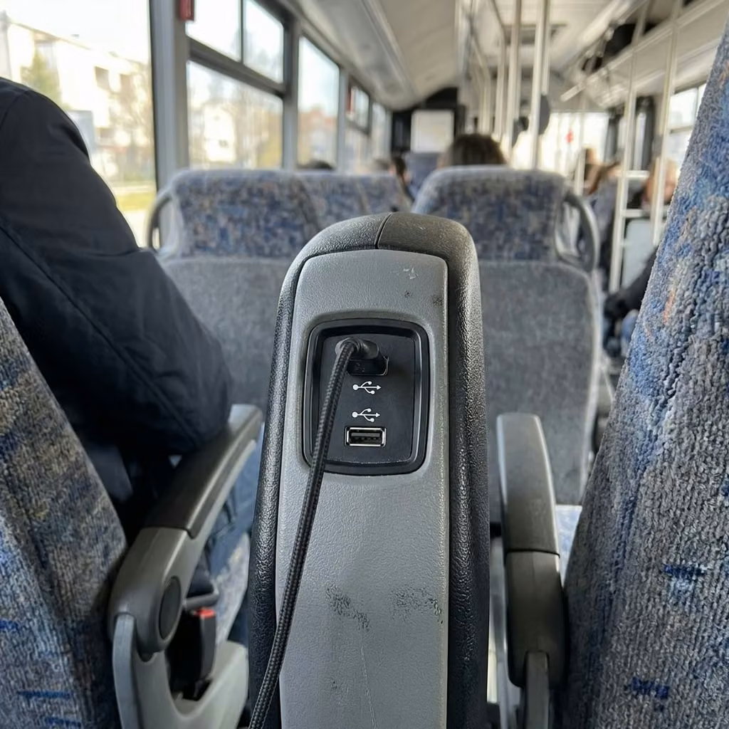 northglenn 35 passenger minibus usb charging