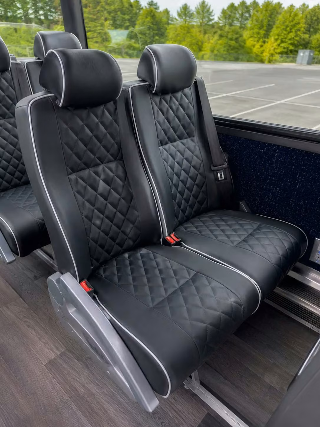 northglenn 56 passenger charter bus reclining seats