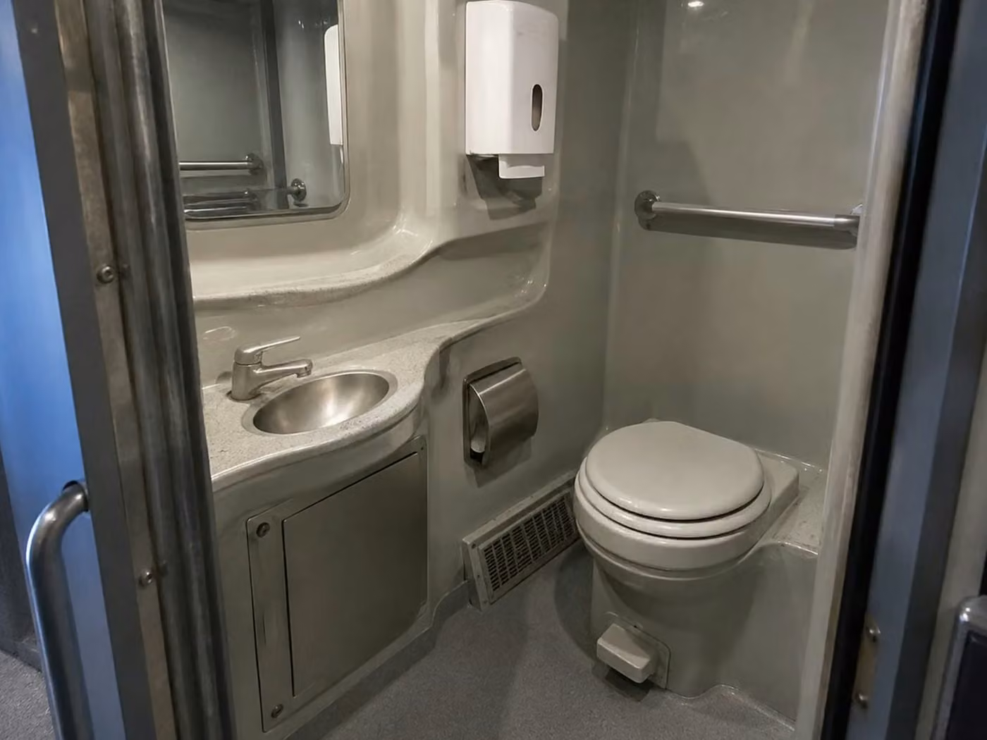northglenn charter bus onboard restroom