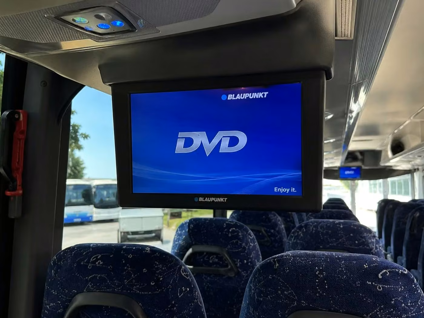 northglenn charter bus tv monitors