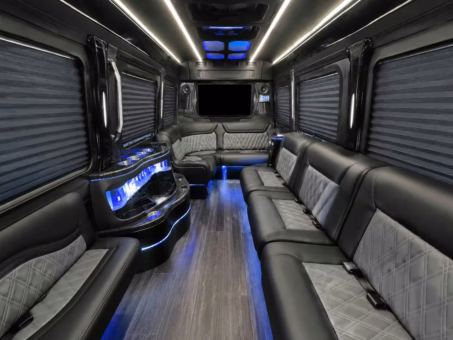 northglenn charter buses with a c wifi and restrooms for all day festivals