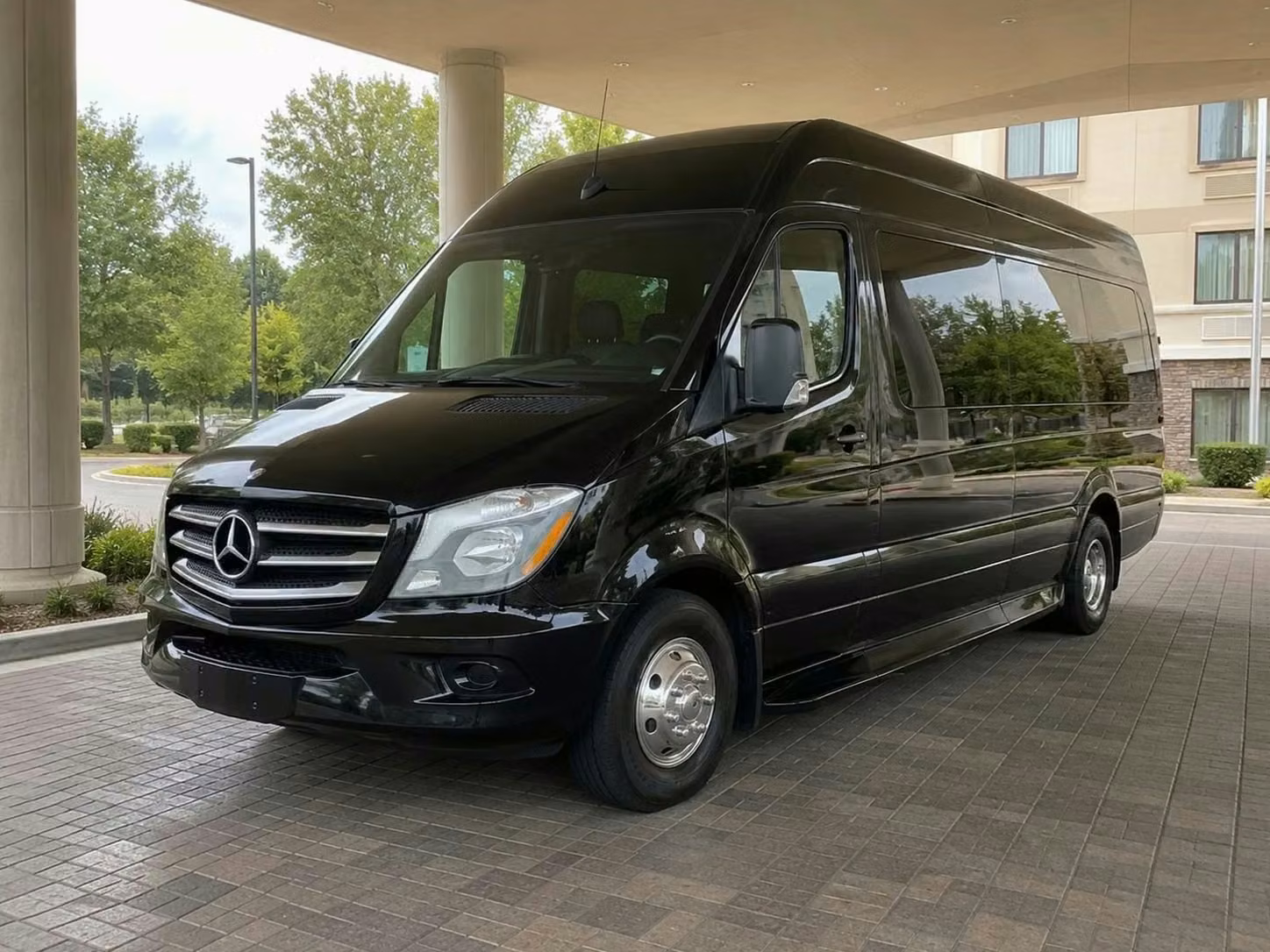 northglenn sprinter van rental with driver tinted windows