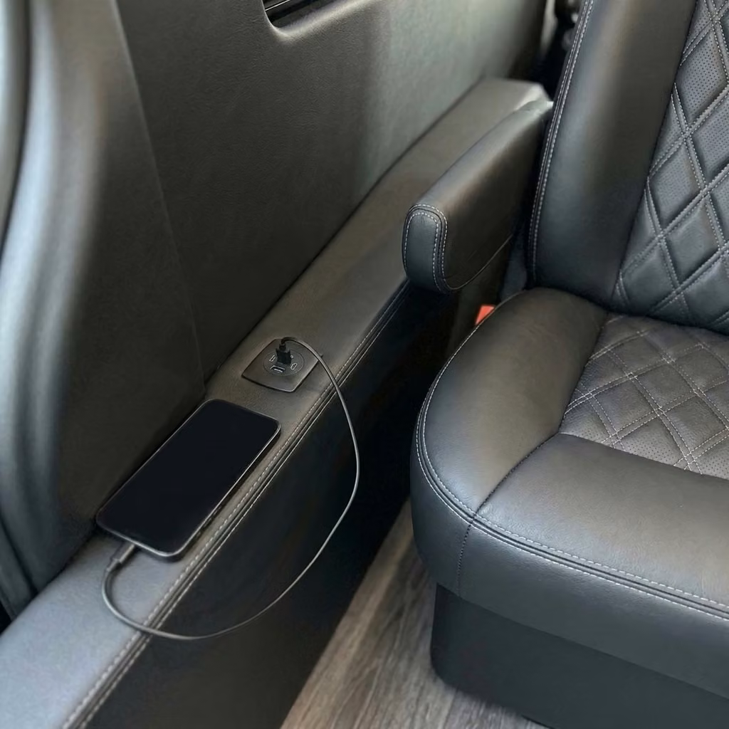 northglenn sprinter van rental with driver usb charging