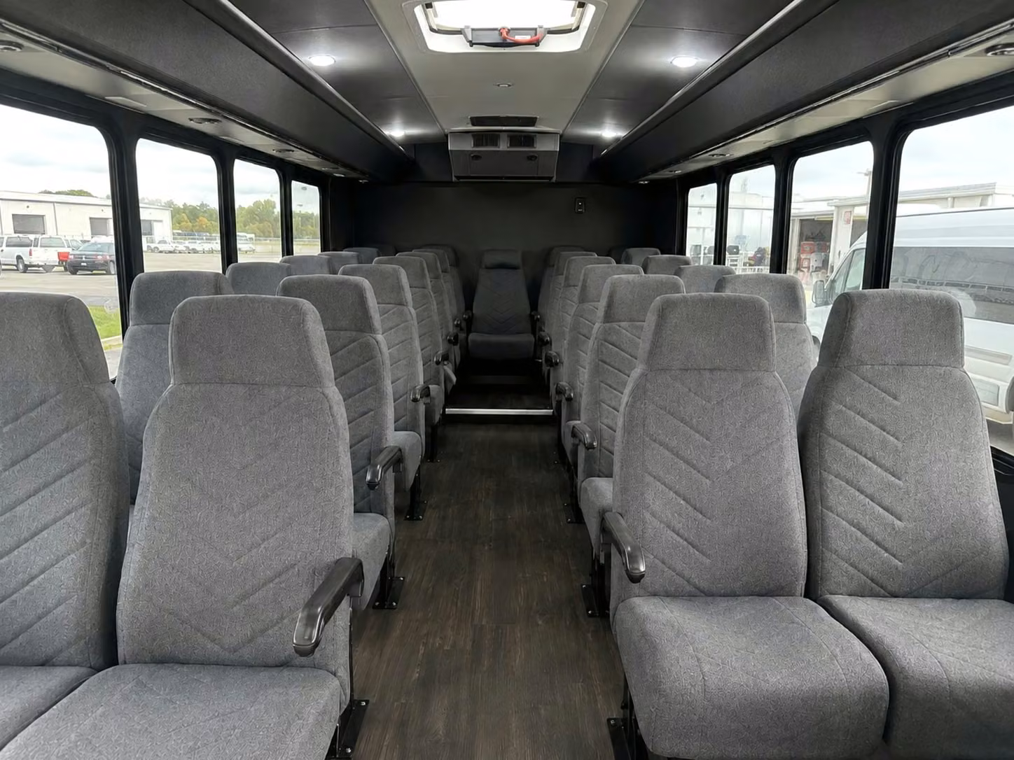 15 passenger minibus interior