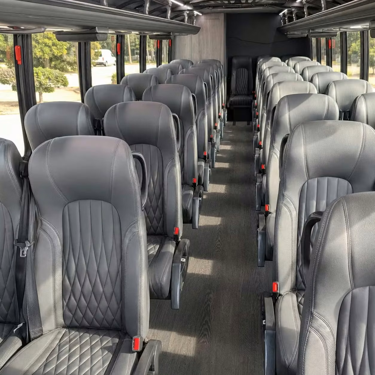 28 passenger minibus interior