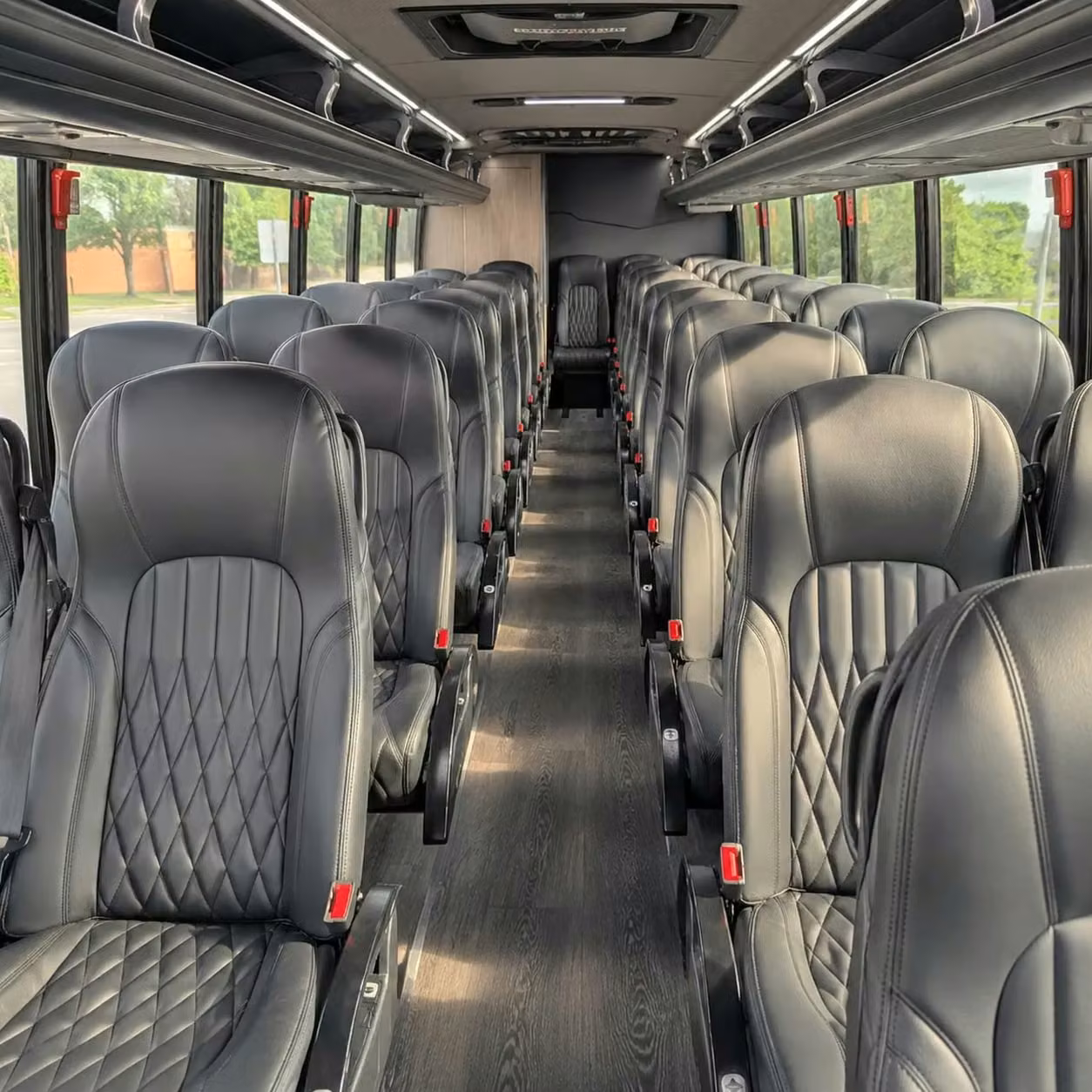 30 passenger minibus interior