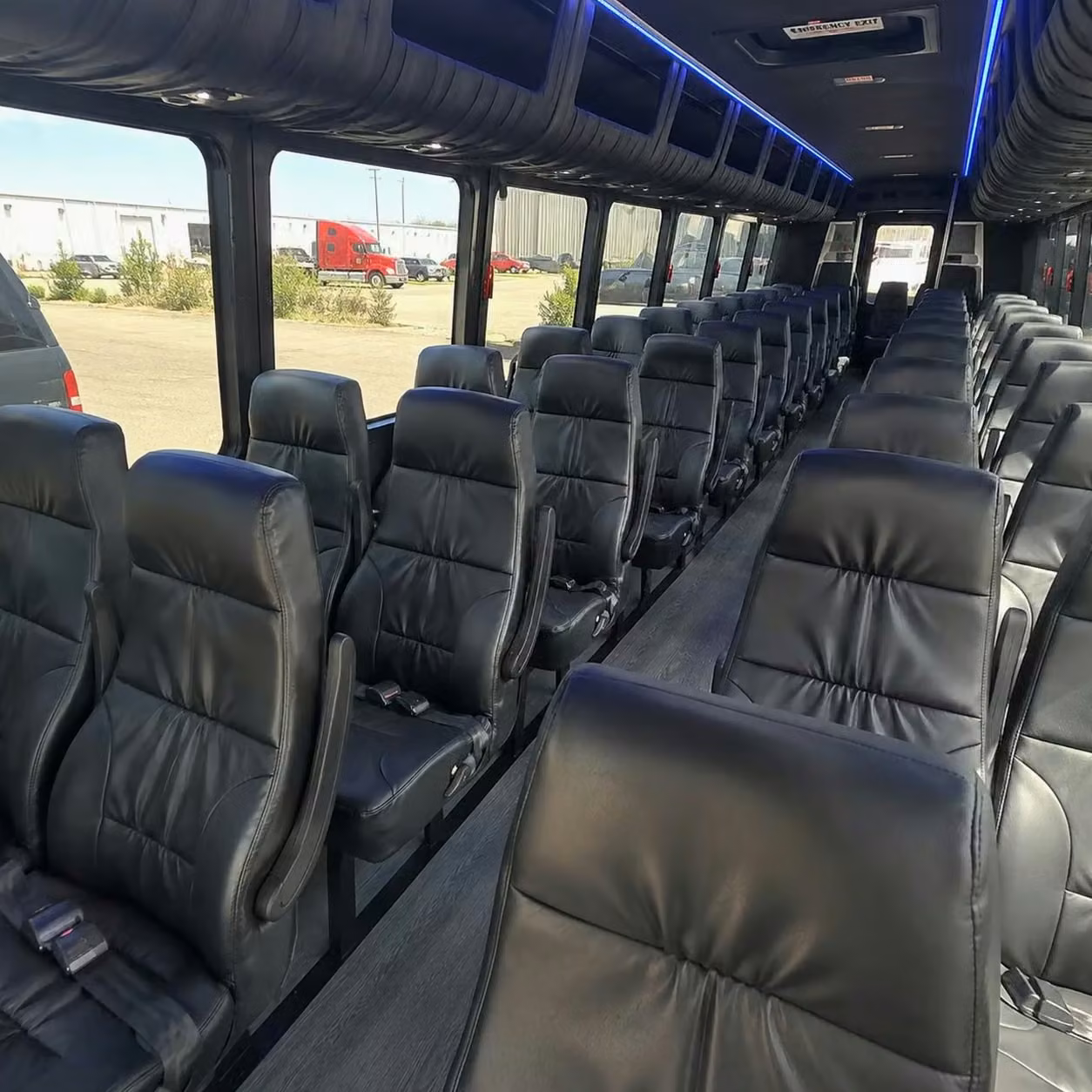 35 passenger minibus inside